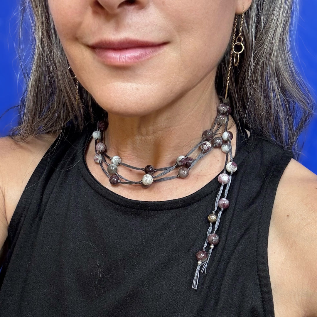 Pink Tourmaline BackBeads