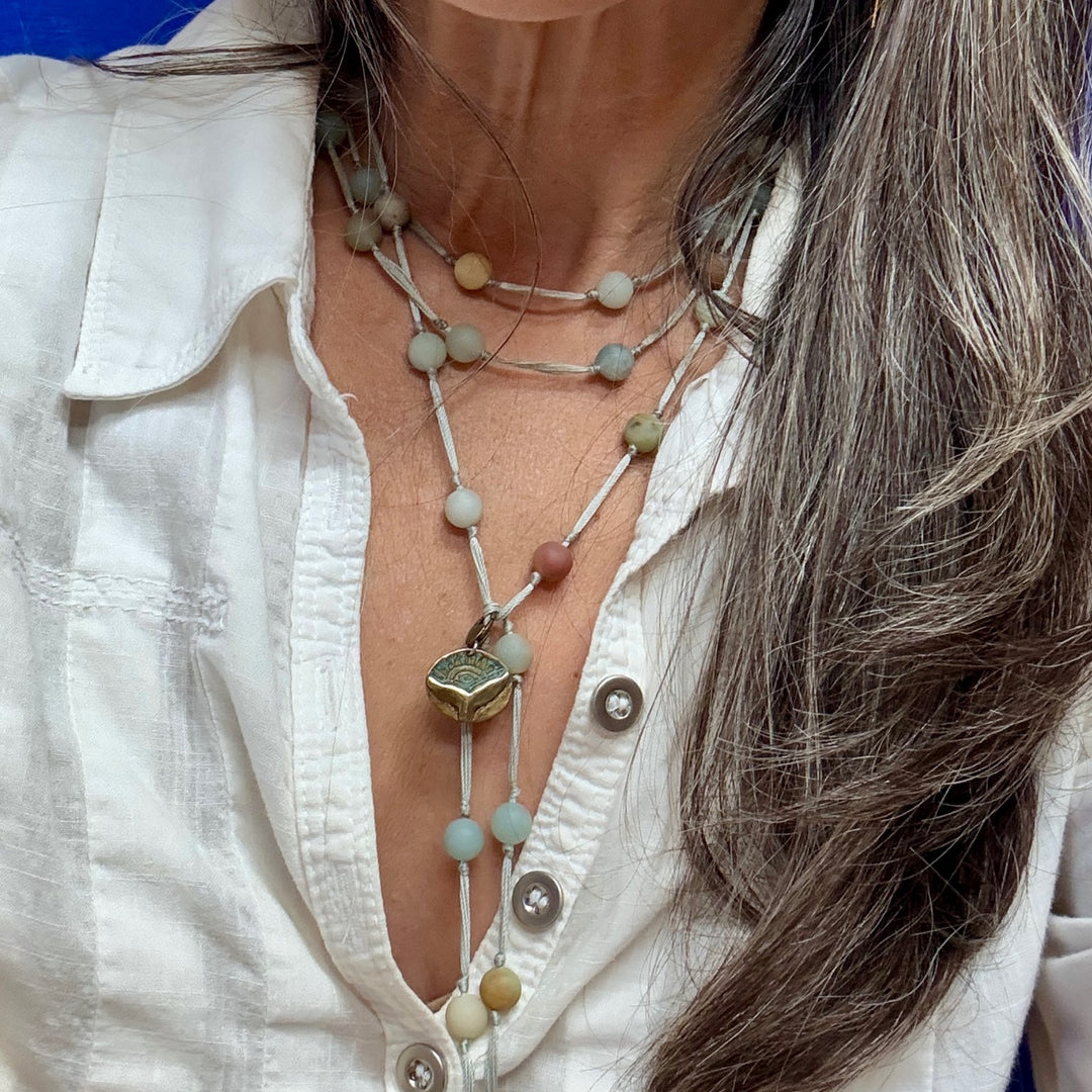 Mixed Amazonite - Tumbled Ocean Spirit