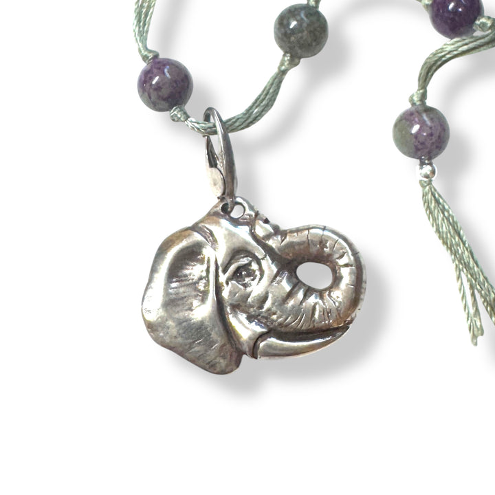 Water is Life African Elephant Medallion