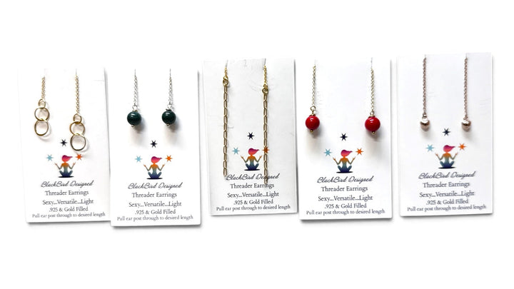 Holiday Threader Earrings Bundle No. 3
