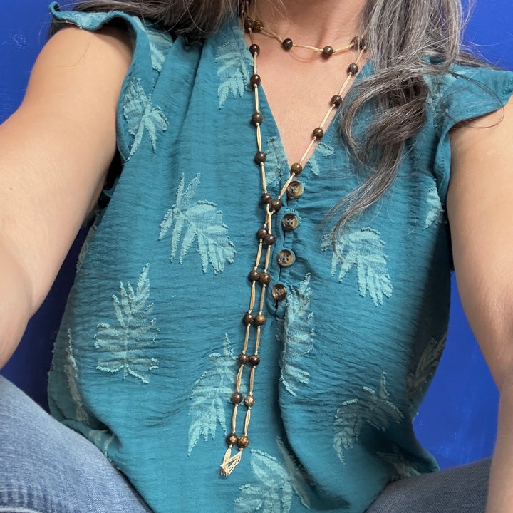 Bronzite BackBeads