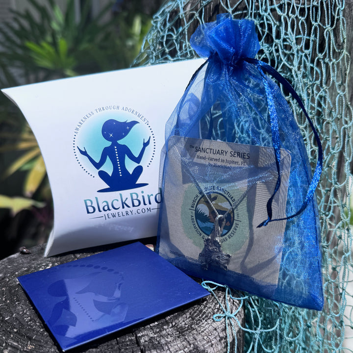 gift packaging for the opossum necklace 